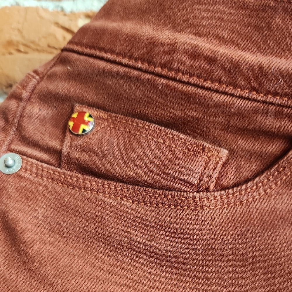 Rust Red Hudson Jeans - image 4